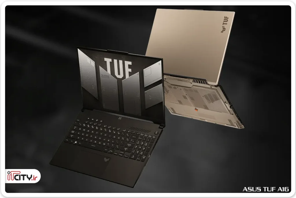 لپ تاپ Asus TUF A16 Advantage Edition به صورت انحصاری از محصولات ای ام دی بهره برده و در دو رنگ جذاب عرضه شده است.
