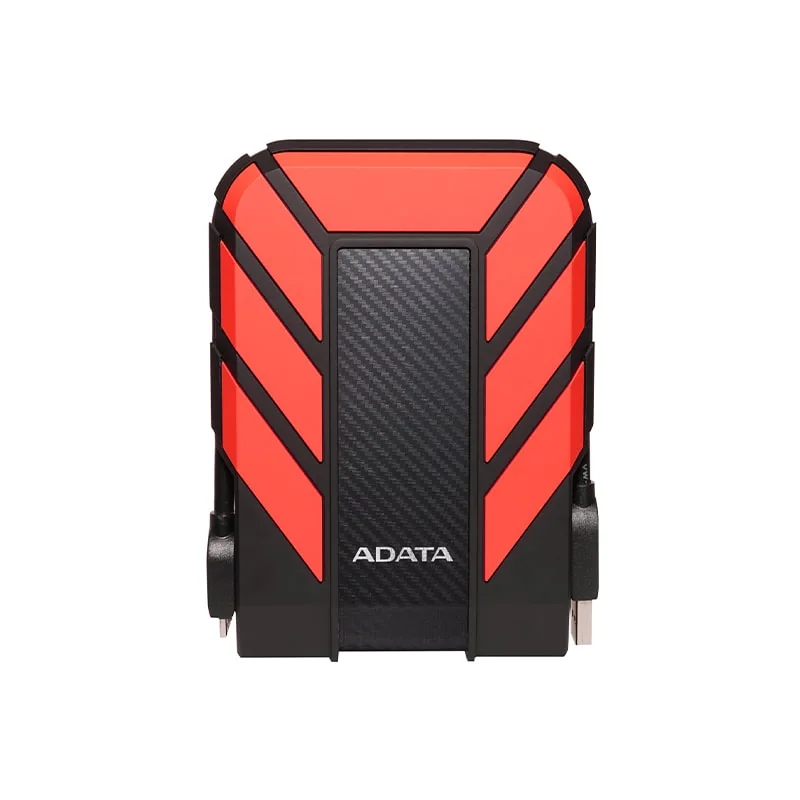 هارد اکسترنال ای دیتا مدل ADATA HD710 Pro ظرفیت 1 ترابایت - 36 ماهه آونگ (۱۲ ماه بازیابی رایگان اطلاعات), قرمز