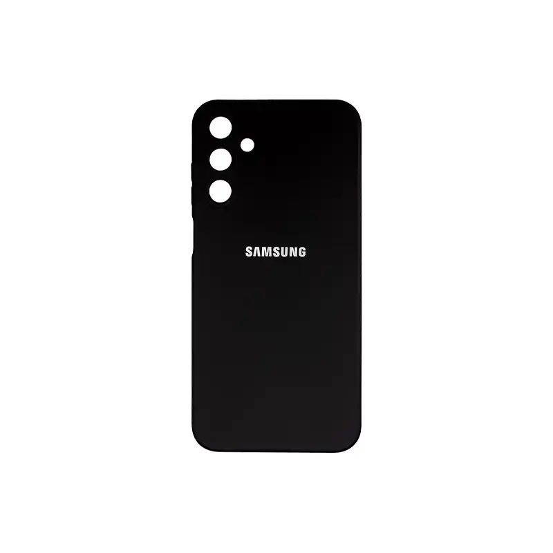 silicone-cover-galaxy-a15 black قاب گوشی سامسونگ گلکسی A15 مدل سیلیکونی مشکی