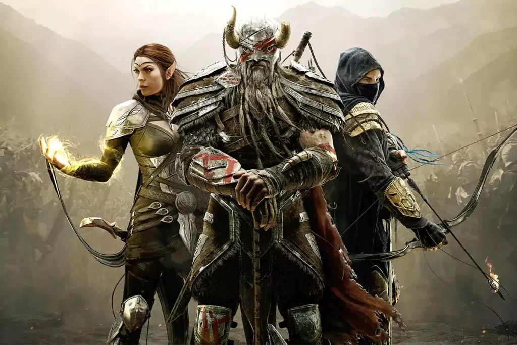 2. The Elder Scrolls Online – بهترین بازی در سبک MMO برای مک بوک
