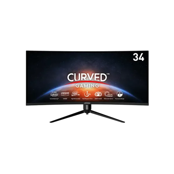 مانیتور 34 اینچ خمیده ام اس آی MSI CURVED GAMING MAG342CQPV