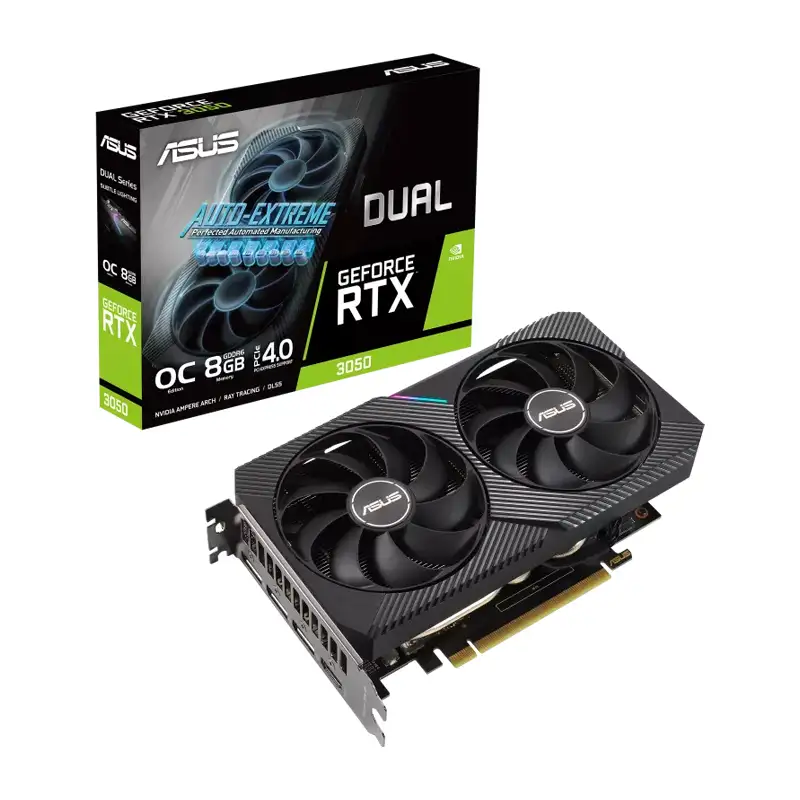 GeForce RTX 3050 Dual OC Edition 8GB GDDR6
