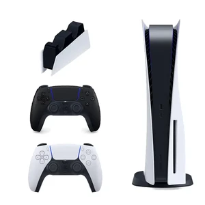 کنسول بازی سونی مدل PlayStation 5 دیسک خور + دسته مشکی + پایه شارژ دسته