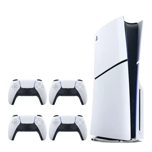 کنسول بازی سونی مدل PlayStation 5 Slim دیسک خور + سه دسته سفید