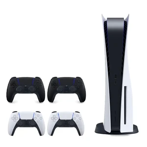 کنسول بازی سونی مدل PlayStation 5 دیسک خور + یک دسته سفید + دو دسته مشکی