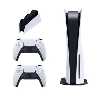 کنسول بازی سونی مدل PlayStation 5 دیسک خور + دسته سفید + پایه شارژ دسته