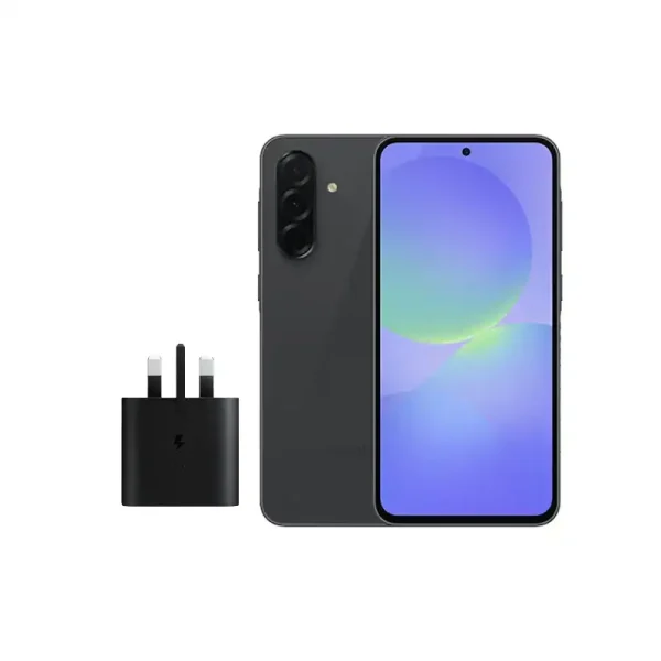 گوشی موبايل سامسونگ مدل Galaxy A36 5G ظرفیت 128 گیگابایت رم 8 گیگابایت به همراه آداپتور 25 وات سامسونگ مدل EP-TA800