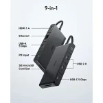 هاب 9 پورت Type C A8373