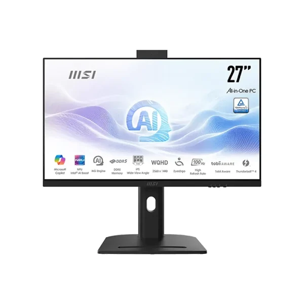 کامپیوتر همه کاره 23.8 اینچی ام اس آی مدل MSI AM273QP AI 1UM BLACK