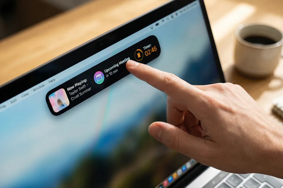 اپل داینامیک آیلند را به مک بوک ها اضافه می کند