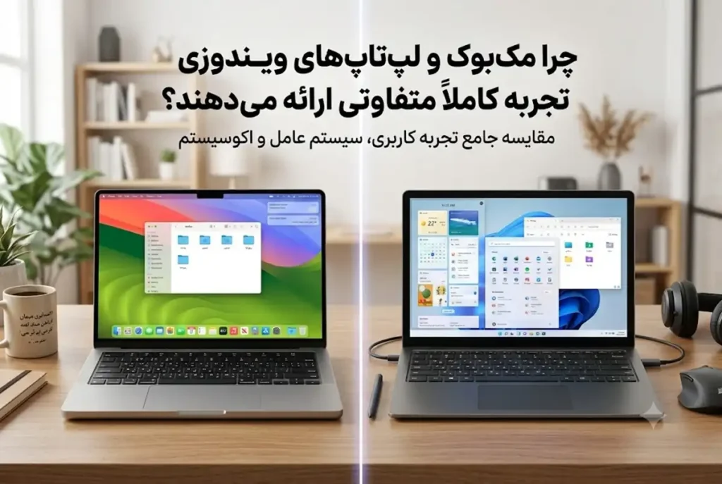 چرا مک بوک و لپ تاپ های ویندوزی تجربه کاملاً متفاوتی ارائه می‌دهند؟