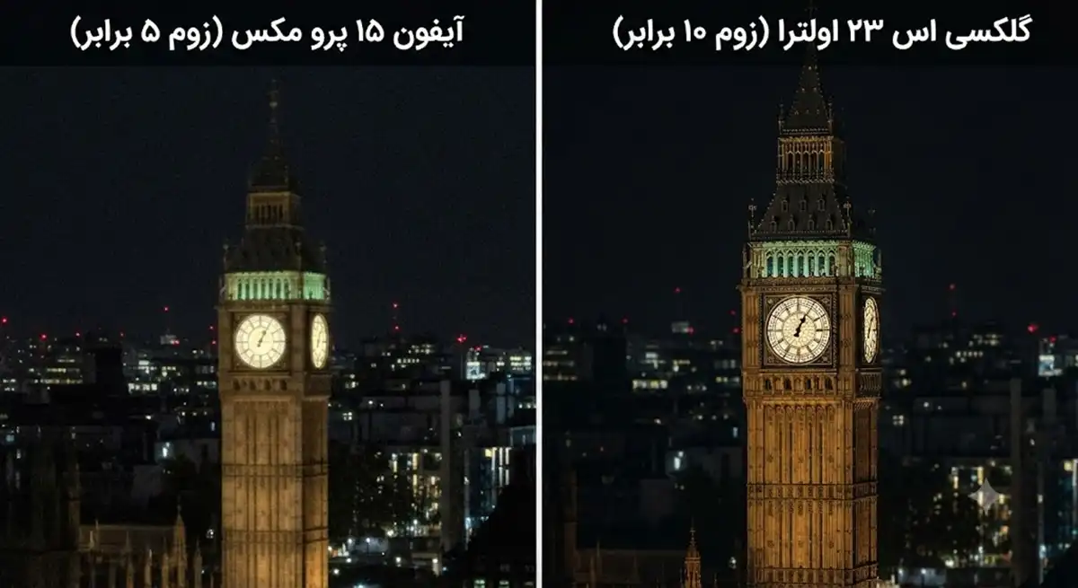 مقایسه دوربین آیفون پرو مکس و گلکسی اس اولترا در نور کم