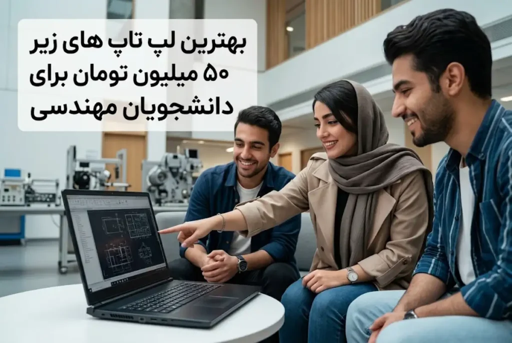 بهترین لپ تاپ های زیر ۵۰ میلیون تومان برای دانشجویان مهندسی